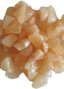 Orange Calcite Polished
